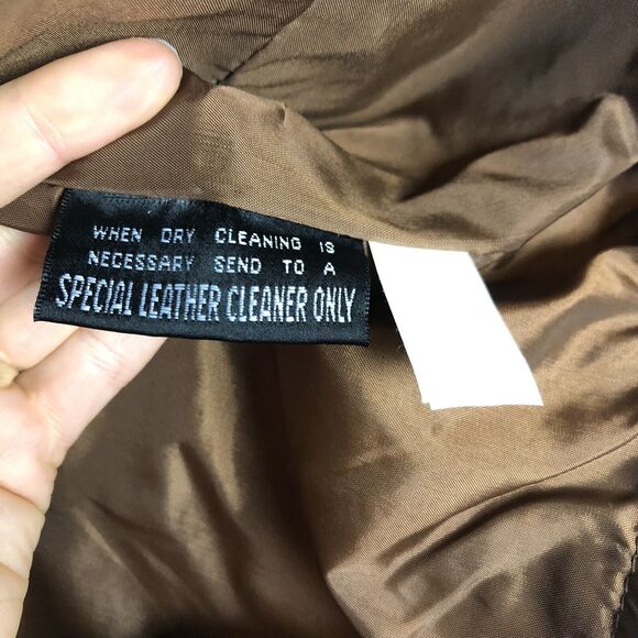 Wilson's Brown Leather Vest Men's Size Medium - Picture 6 of 6